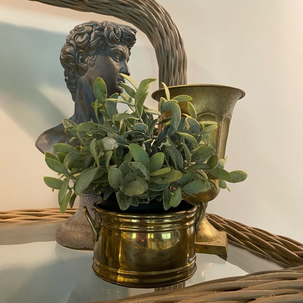 Vintage Brass Planter